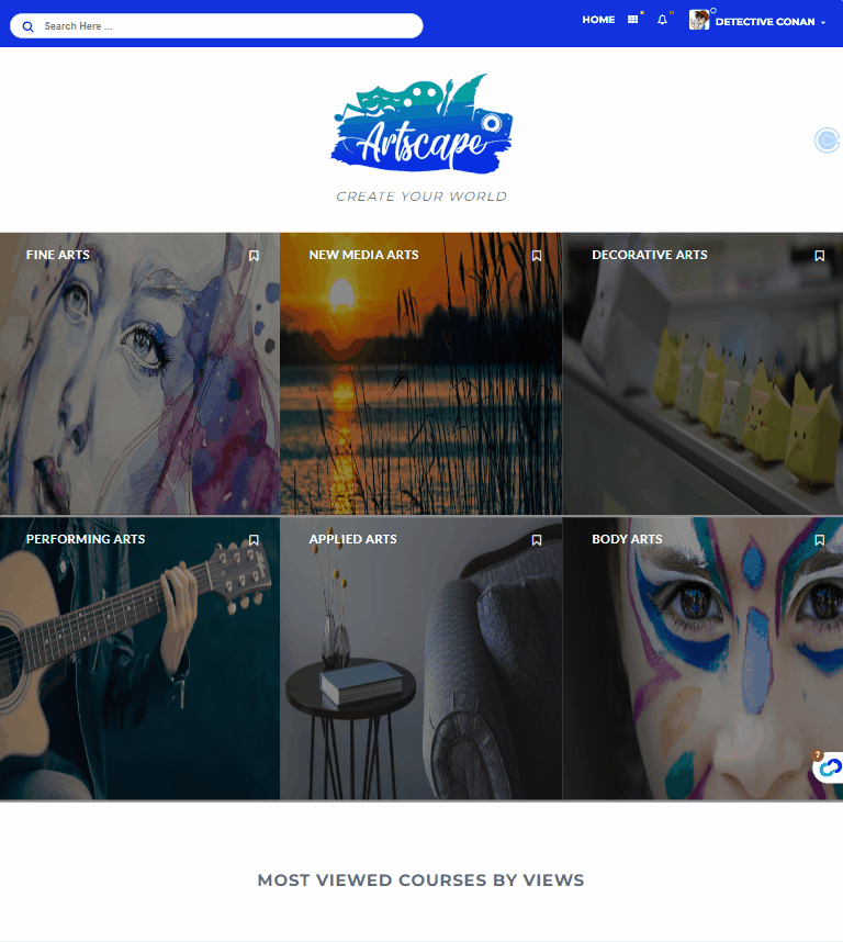 Artscape Social Media Platform